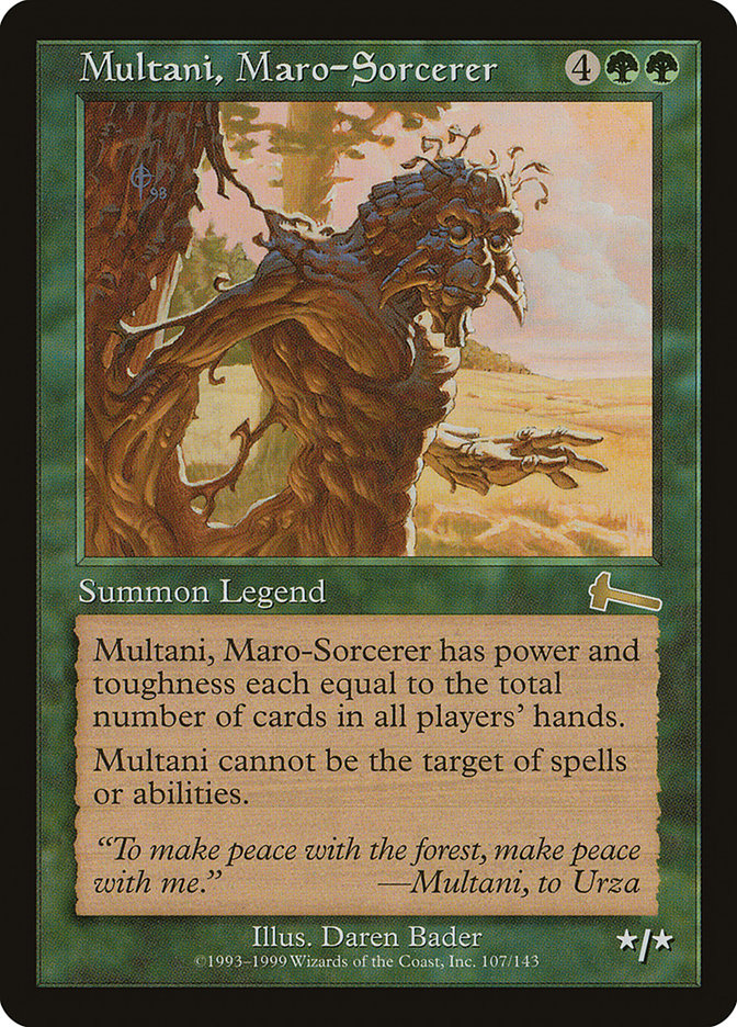 Multani, Maro-Sorcerer [Urza's Legacy] | Empire Gaming NC