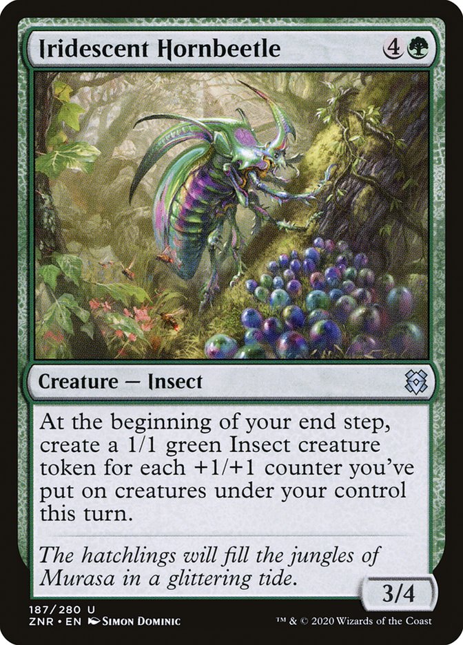 Iridescent Hornbeetle [Zendikar Rising] | Empire Gaming NC