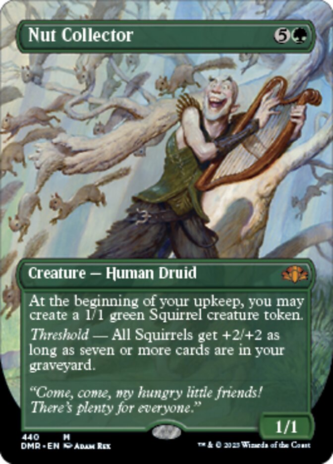 Nut Collector (Borderless Alternate Art) [Dominaria Remastered] | Empire Gaming NC