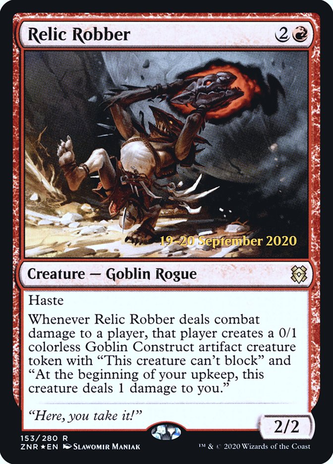 Relic Robber  [Zendikar Rising Prerelease Promos] | Empire Gaming NC