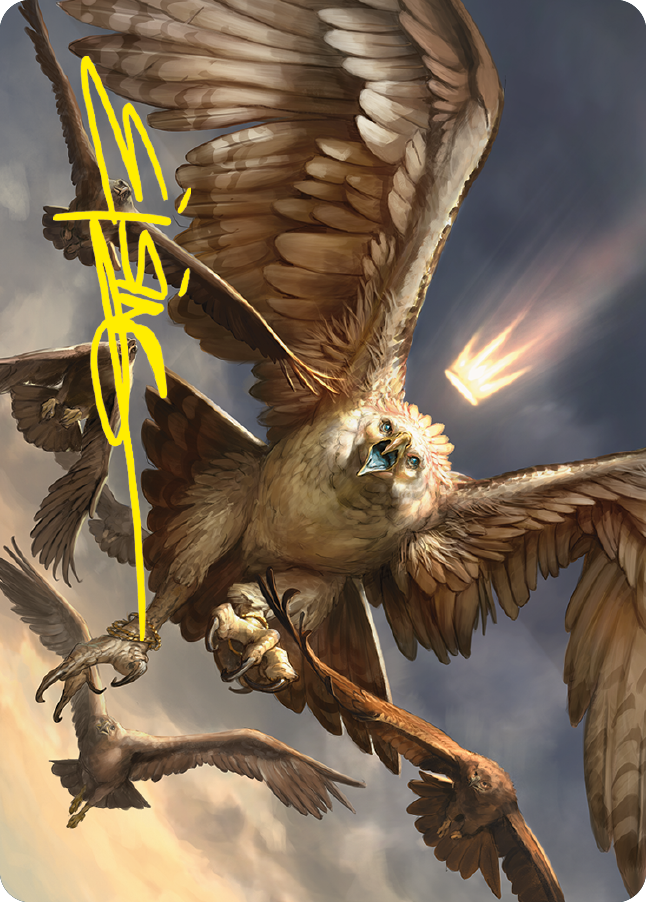 Gwaihir, Greatest of the Eagles Art Card (Gold-Stamped Signature) [The Lord of the Rings: Tales of Middle-earth Art Series] | Empire Gaming NC