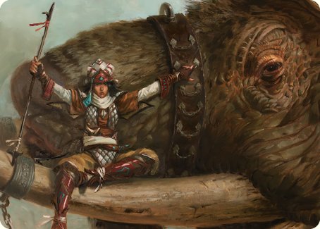 Tuskguard Captain Art Card [Commander Masters Art Series] | Empire Gaming NC