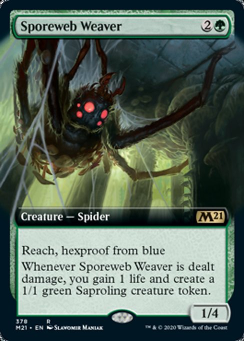 Sporeweb Weaver (Extended Art) [Core Set 2021] | Empire Gaming NC