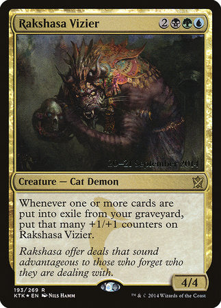 Rakshasa Vizier [Khans of Tarkir Promos] | Empire Gaming NC