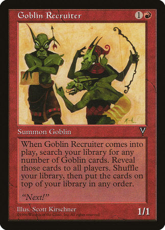 Goblin Recruiter [Visions] | Empire Gaming NC