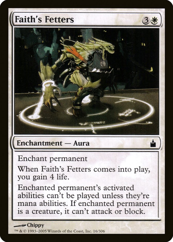 Faith's Fetters [Ravnica: City of Guilds] | Empire Gaming NC