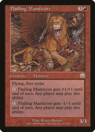 Flailing Manticore [Mercadian Masques] | Empire Gaming NC