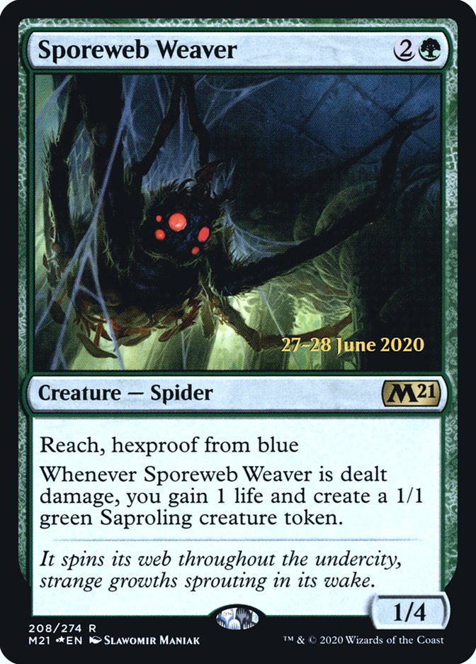 Sporeweb Weaver  [Core Set 2021 Prerelease Promos] | Empire Gaming NC