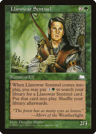 Llanowar Sentinel [Weatherlight] | Empire Gaming NC