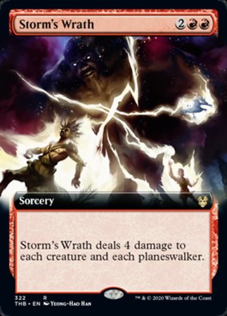 Storm's Wrath (Extended Art) [Theros Beyond Death] | Empire Gaming NC