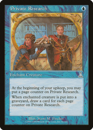 Private Research [Urza's Destiny] | Empire Gaming NC