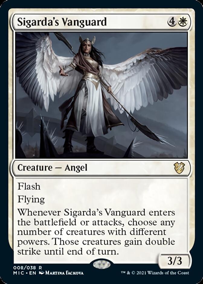 Sigarda's Vanguard [Innistrad: Midnight Hunt Commander] | Empire Gaming NC