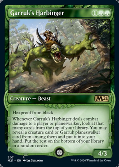 Garruk's Harbinger (Showcase) [Core Set 2021] | Empire Gaming NC