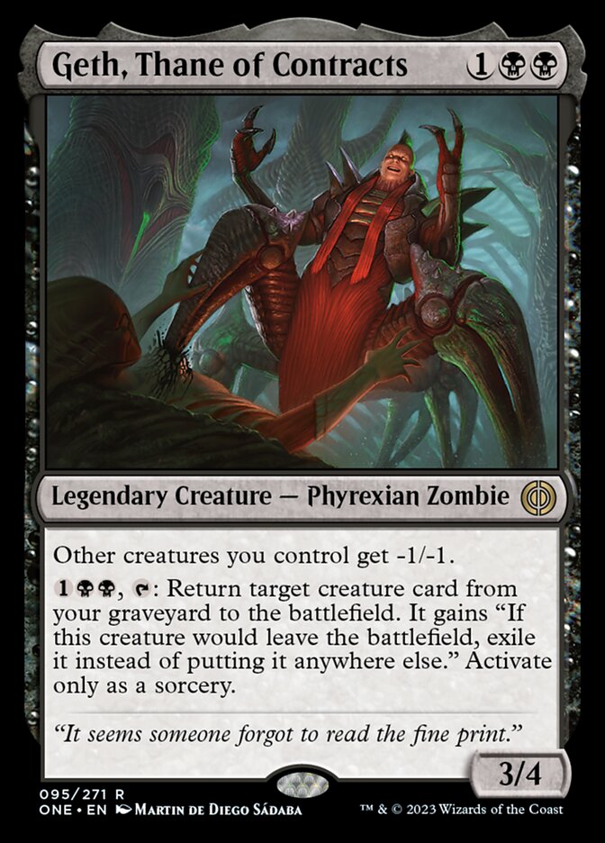 Geth, Thane of Contracts [Phyrexia: All Will Be One] | Empire Gaming NC