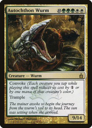 Autochthon Wurm [Ravnica: City of Guilds] | Empire Gaming NC