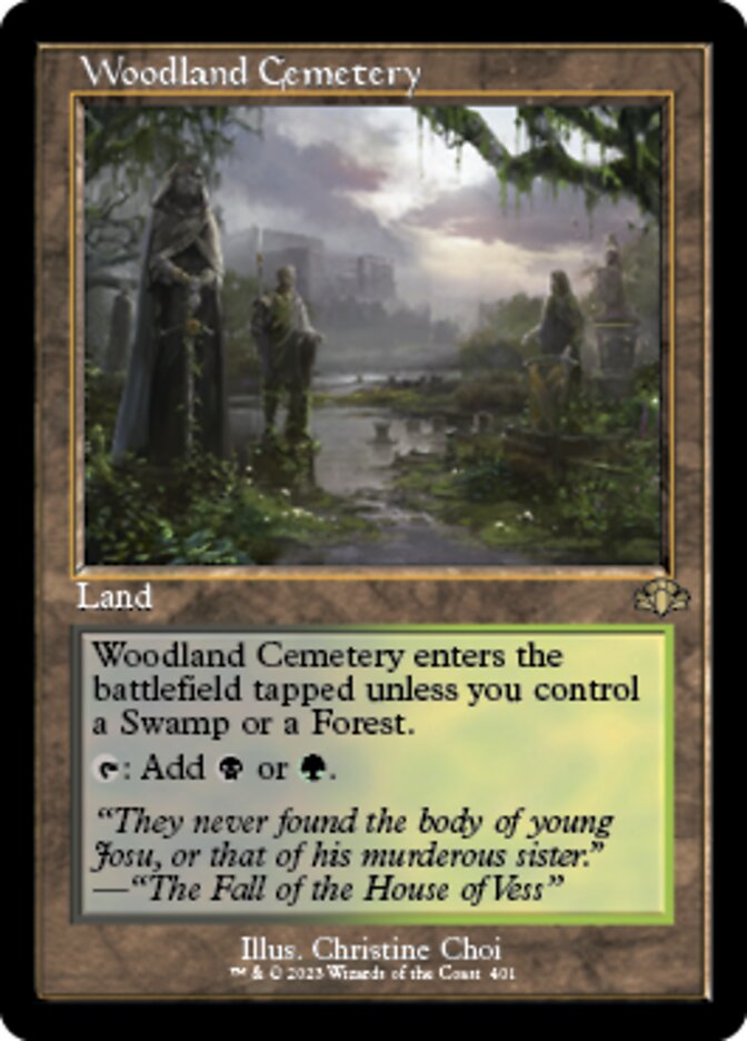 Woodland Cemetery (Retro) [Dominaria Remastered] | Empire Gaming NC