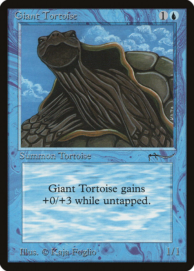 Giant Tortoise (Light Mana Cost) [Arabian Nights] | Empire Gaming NC