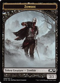 Zombie // Thopter Double-sided Token (Game Night) [Core Set 2019 Tokens] | Empire Gaming NC