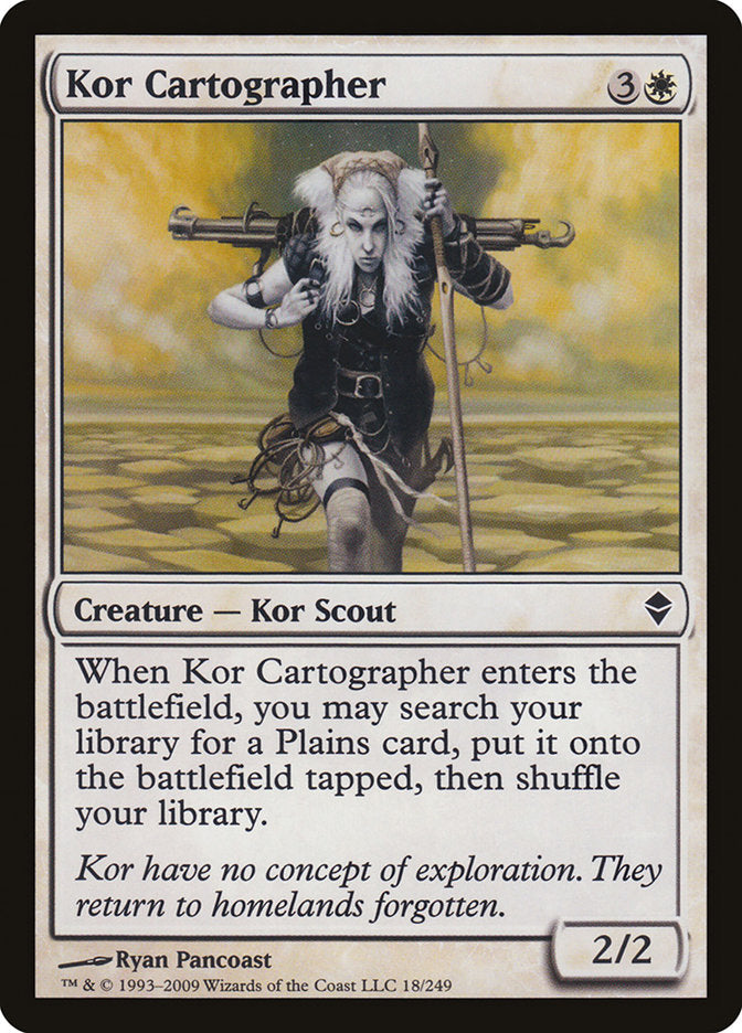 Kor Cartographer [Zendikar] | Empire Gaming NC