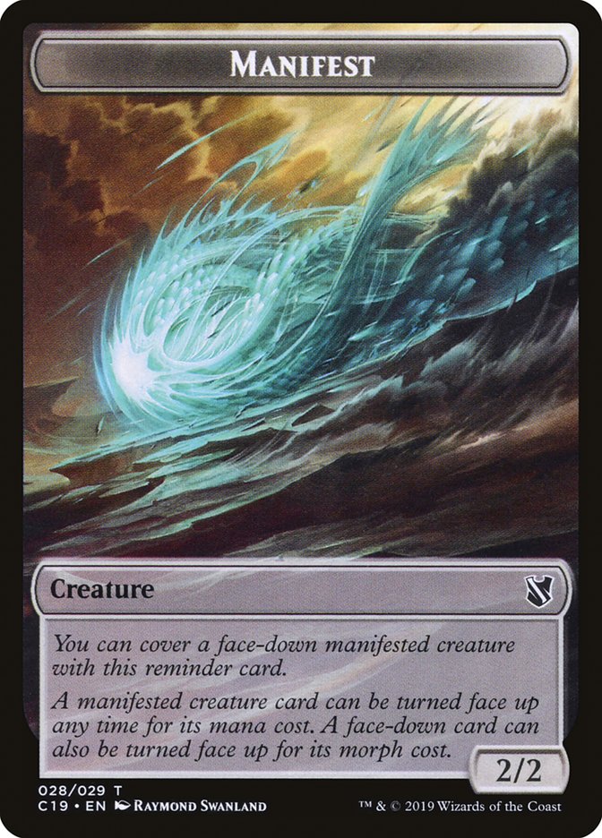 Manifest [Commander 2019 Tokens] | Empire Gaming NC