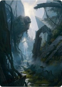 Swamp 2 Art Card [Zendikar Rising Art Series] | Empire Gaming NC