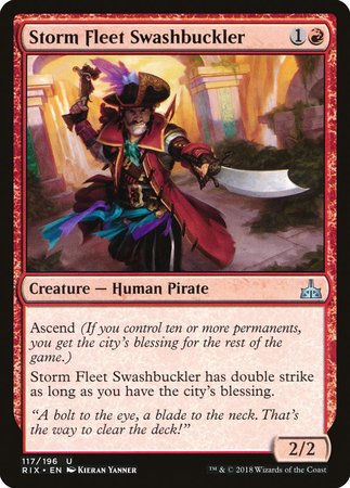 Storm Fleet Swashbuckler [Rivals of Ixalan] | Empire Gaming NC