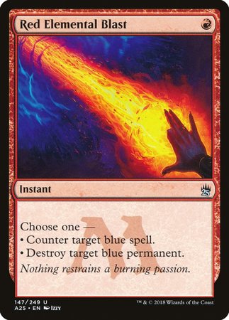 Red Elemental Blast [Masters 25] | Empire Gaming NC