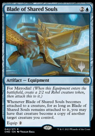 Blade of Shared Souls (Promo Pack) [Phyrexia: All Will Be One Promos] | Empire Gaming NC