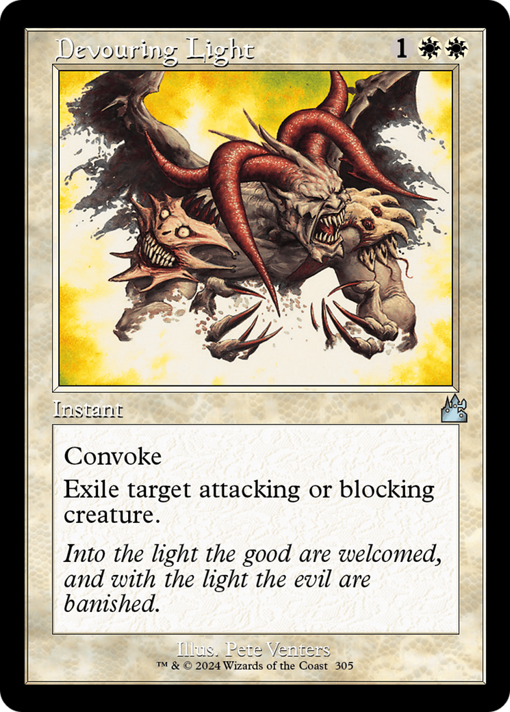 Devouring Light (Retro Frame) [Ravnica Remastered] | Empire Gaming NC