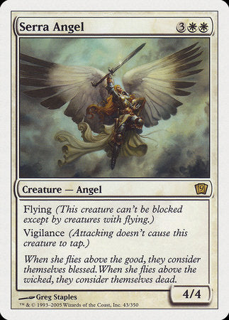 Serra Angel [Ninth Edition] | Empire Gaming NC