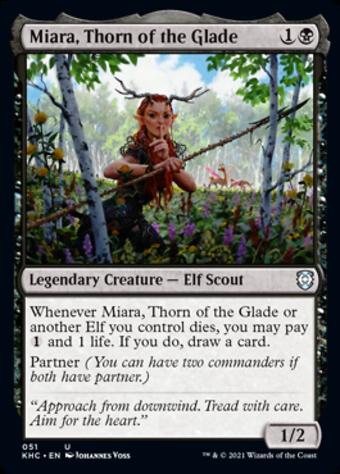 Miara, Thorn of the Glade [Kaldheim Commander] | Empire Gaming NC