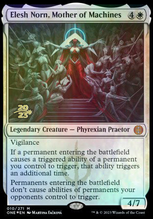 Elesh Norn, Mother of Machines [Phyrexia: All Will Be One Prerelease Promos] | Empire Gaming NC