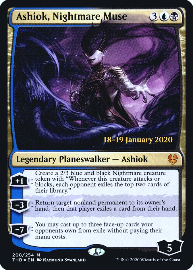 Ashiok, Nightmare Muse [Theros Beyond Death Prerelease Promos] | Empire Gaming NC