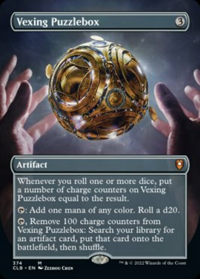 Vexing Puzzlebox (Borderless Alternate Art) [Commander Legends: Battle for Baldur's Gate] | Empire Gaming NC