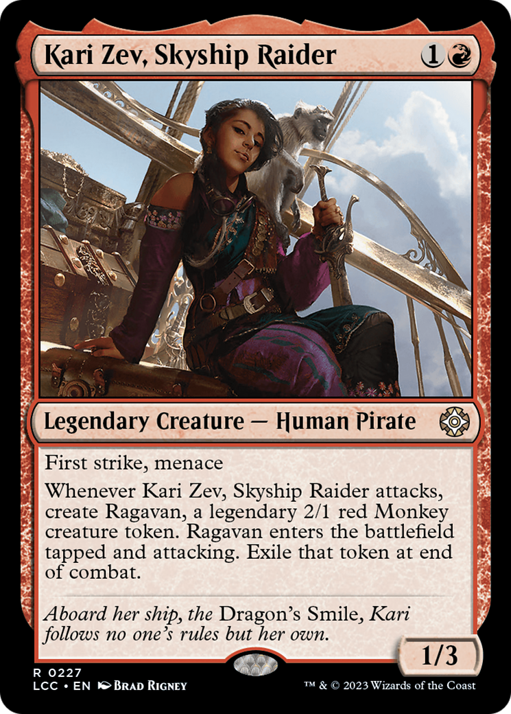 Kari Zev, Skyship Raider [The Lost Caverns of Ixalan Commander] | Empire Gaming NC