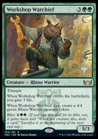 Workshop Warchief (Promo Pack) [Streets of New Capenna Promos] | Empire Gaming NC