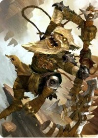 Teeterpeak Ambusher Art Card [Zendikar Rising Art Series] | Empire Gaming NC