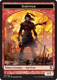 Survivor // Myr (023) Double-sided Token [Commander 2018 Tokens] | Empire Gaming NC