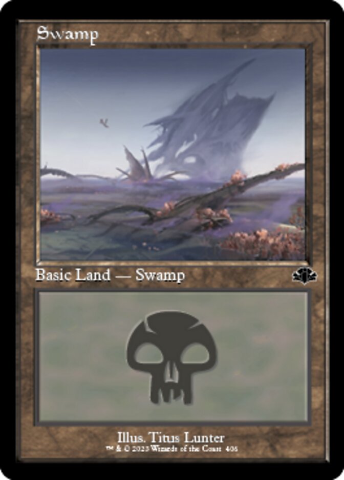 Swamp (406) (Retro) [Dominaria Remastered] | Empire Gaming NC