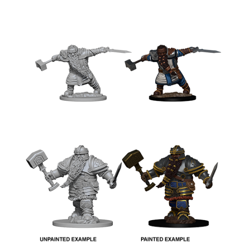 Dungeons & Dragons Nolzur’s Marvelous Miniatures: MALE DWARF FIGHTER | Empire Gaming NC