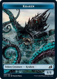 Kraken // Human Soldier (005) Double-sided Token [Ikoria: Lair of Behemoths Tokens] | Empire Gaming NC