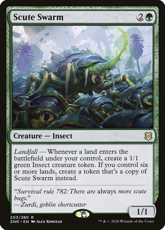 Scute Swarm [Zendikar Rising] | Empire Gaming NC