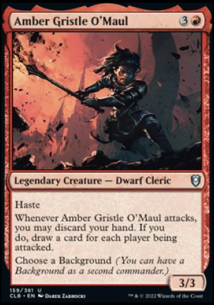 Amber Gristle O'Maul [Commander Legends: Battle for Baldur's Gate] | Empire Gaming NC