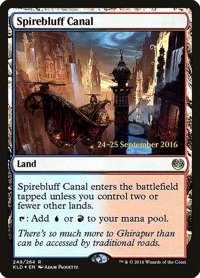 Spirebluff Canal  [Kaladesh Prerelease Promos] | Empire Gaming NC