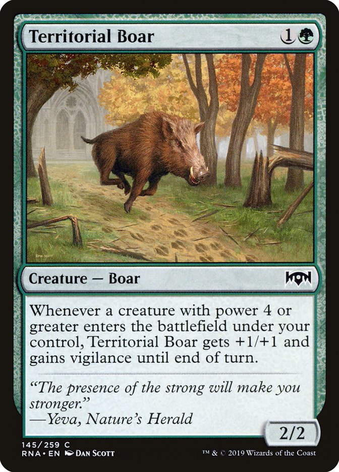 Territorial Boar [Ravnica Allegiance] | Empire Gaming NC