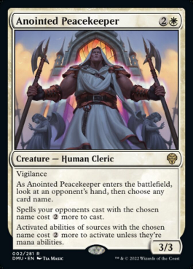 Anointed Peacekeeper [Dominaria United] | Empire Gaming NC