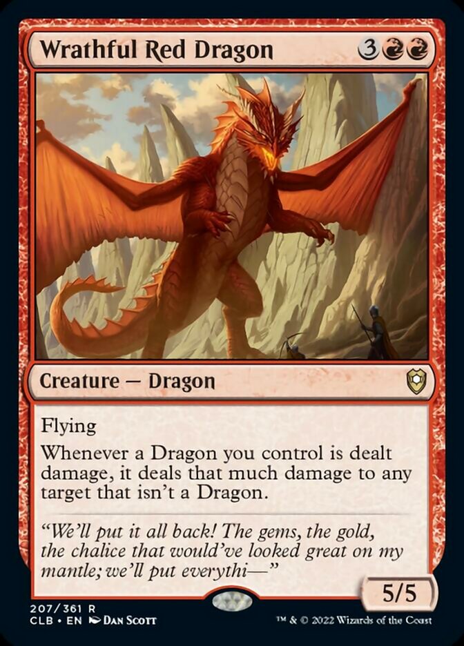 Wrathful Red Dragon [Commander Legends: Battle for Baldur's Gate] | Empire Gaming NC