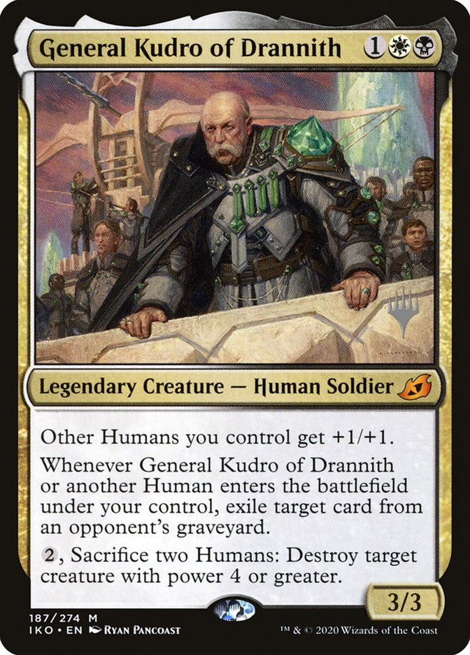 General Kudro of Drannith (Promo Pack) [Ikoria: Lair of Behemoths Promos] | Empire Gaming NC