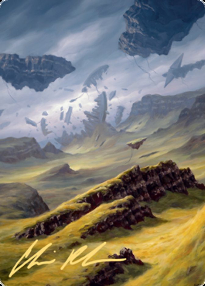 Plains 3 Art Card (Gold-Stamped Signature) [Zendikar Rising Art Series] | Empire Gaming NC