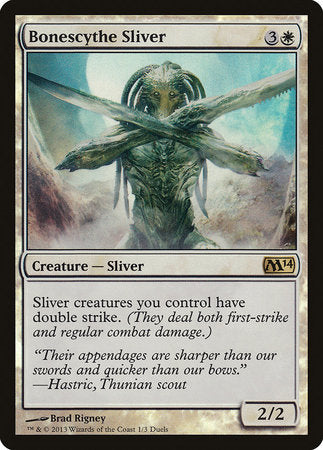 Bonescythe Sliver [Duels of the Planeswalkers Promos 2013] | Empire Gaming NC